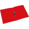 Q-Connect Ring Binder – A4, 4 Rings red/Clear