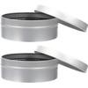 PRETYZOOM Limpiador de Brochas de Maquillaje Esponja, Estuche de Hierro