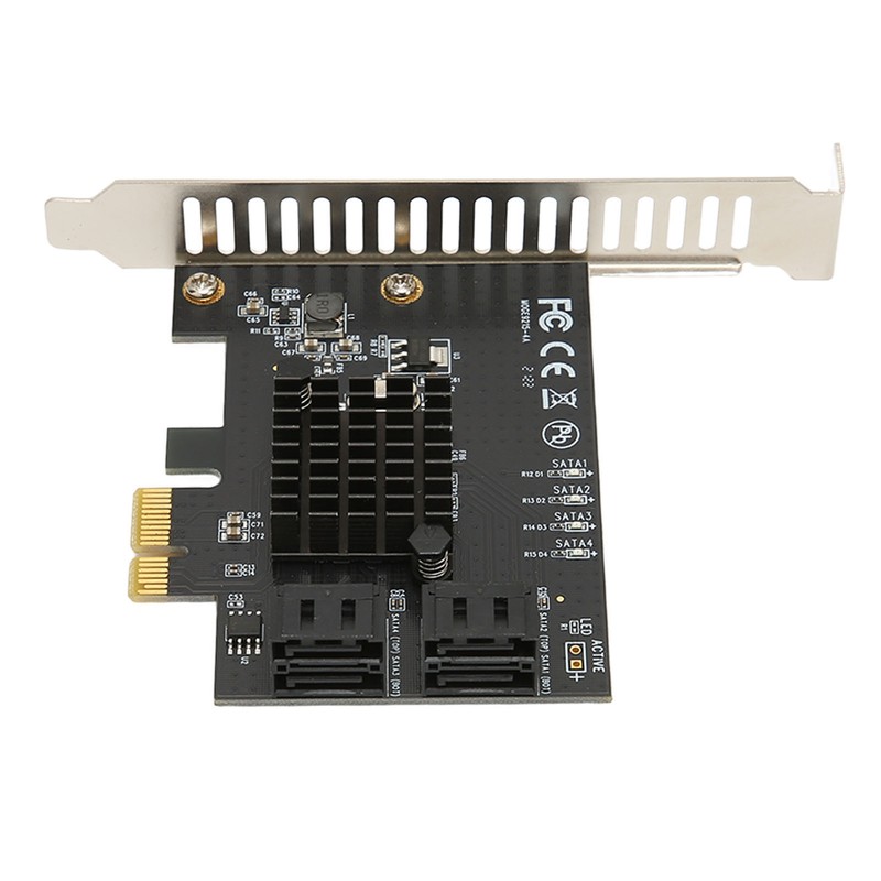 PCI E to SATA3.0 Ports Expansion Card 6Gbps 4 SATA3.0