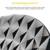 LIVIVO Prism Diamond Etched Plastic Acrylic Plates for Special Occasions