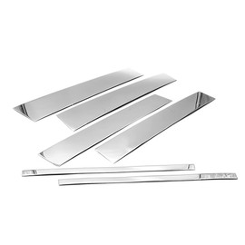 Sizver Chrome Stainless Steel Pillar Posts Accent Covers for 2004-2015 Armada 6pcs