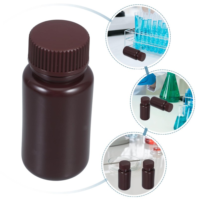 MAGICLULU 6pcs Laboratory Reagent Bottles Sample Containers for Liquid Storage