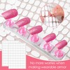 DOPENSPI 1000PCS False Tip Double Sided Adhesive Nail Tape, Pre-Cut