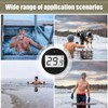 Ice Bath Thermometer Timer,Water Thermometer Timer for Ice Bath,Digital Ice