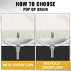 ZM Pop Up Drain Stopper with Overflow for Bathroom Faucet