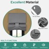 HOMEIDEAS Door Panel Curtain, Blackout, Light Grey, W10 X L38,