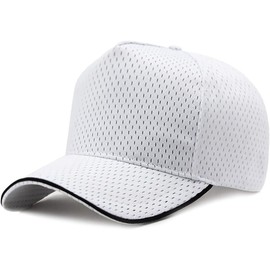 Laquest Mesh Trucker Cap, Hat (Up to 25.6 inches (65 cm), Baseball Cap, Men's, Women's, white