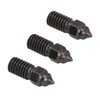 3Pcs Hardened Steel Nozzle 3 Holes High Flow 1.75mm Long