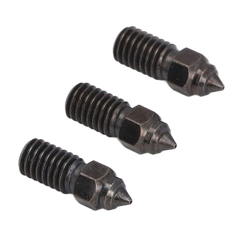 3Pcs Hardened Steel Nozzle 3 Holes High Flow 1.75mm Long