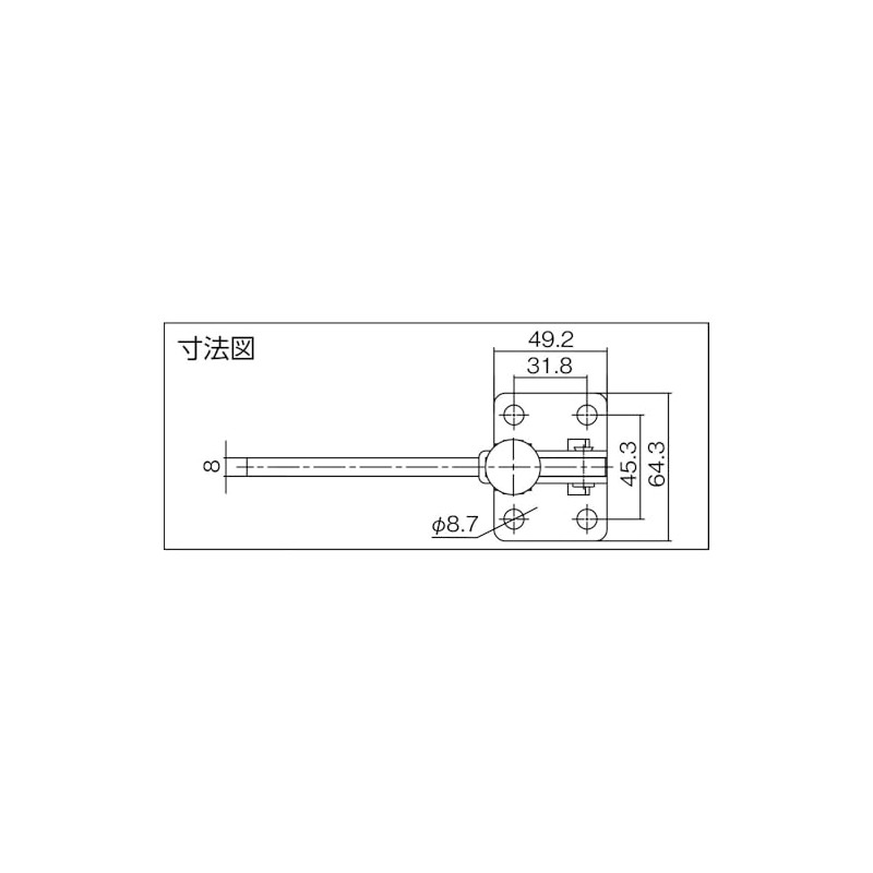 SUPERTOOL TDV550F Torg Clamp (Downward Pressing Vertical Handle)