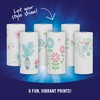 Sparkle Pick-A-Size Paper Towels, Spirited Print Design, 6 Double Rolls