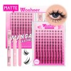 Wosheer Kit De Extensiones Pestañas 8-18mm Pestañas (matte)