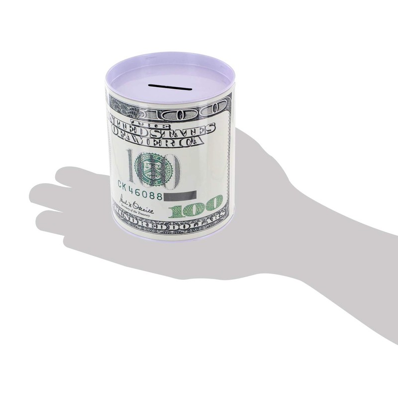 Metal Money Coin Bank by Kole Imports