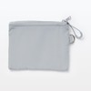 MUJI Polyester Double Zipper Case Grey S OHG87A3S