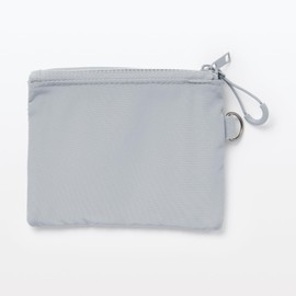 MUJI Polyester Double Zipper Case Grey S OHG87A3S