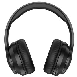 XPOWER X50 Audífonos Diadema Bluetooth, Súper Cómodos, hasta 12 Horas De Uso, Sonido Cristalino, Conexión a 2 Dispositivos, Asistente de Voz, Micrófono Incorporado (Garantía 1 año) (Negro)