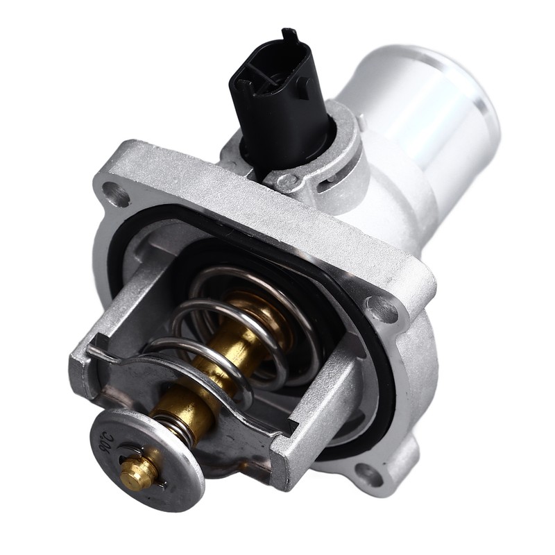 Engine Coolant Thermostat 96984104 Thermostat Housing Assembly Replacement for Chevy
