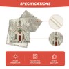Artoid Mode Church Xmas Trees Snowflakes Merry Christmas Table Runner,