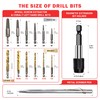 UYECOVE 14PCS Spiral Screw Extractor Set with Tungsten Carbide Tip
