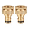 Tech Traders 2 pack Garden Hose Tap Connector - 3/4