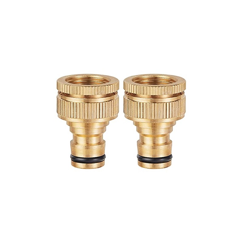 Tech Traders 2 pack Garden Hose Tap Connector - 3/4