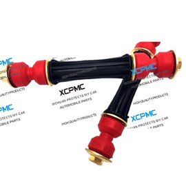 XCPMC Front Sway Bar Stabilizer Link Kit FITS Silverado, Escalade, Tahoe, Sierra, Yukon, Sierra, Suburban, 2007-2020, K700538 K700432 Black+Red