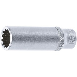 BGS 10160 | Socket, Gear Lock, deep | 6.3 mm (1/4") Drive | 10 mm