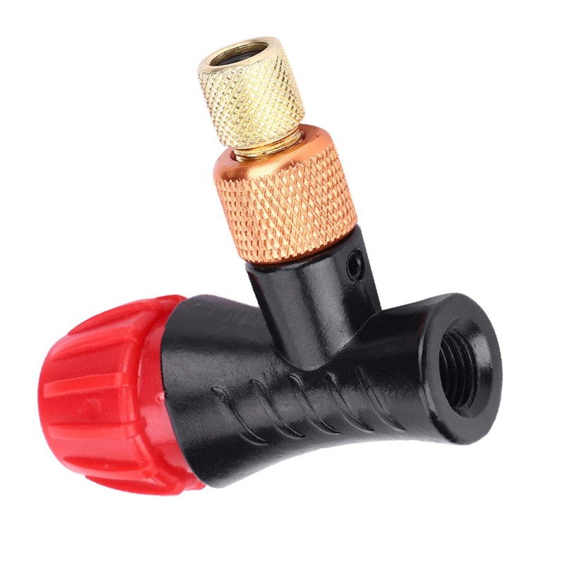 SUNGOOYUE Bicycle CO2 Inflator, Adjustable Bicycle Tyre Pump, Compatible with