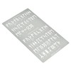 Aleks Melnyk No.409 Metal Stencil, Elder Futhark and Anglo-Saxon Runes