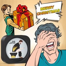 Gag Gifts for Men Stocking Stuffers - 2Pack Christmas Funny Toilet Sand Timer Poop Gift, Gifts for Adults Fun Cool Novelty Birthday White Elephant Gifts for Men Dad Him Husband Boyfriend