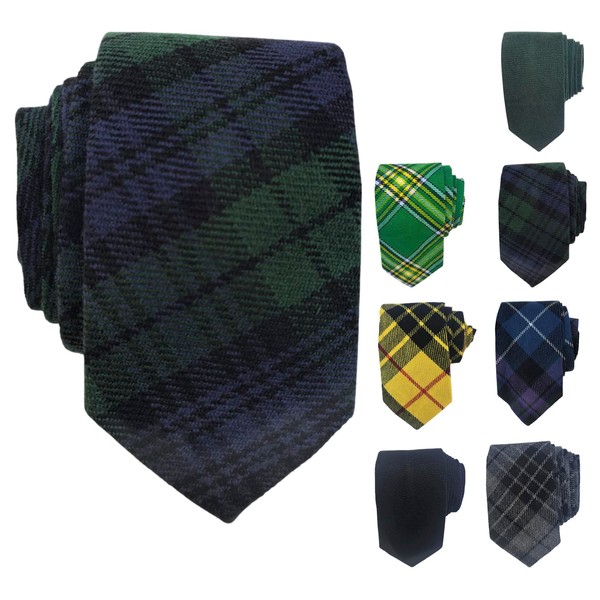 Tartancity Men's Tartan Tie - Classic Plaid Pattern, Stylish Cotton