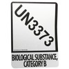 UN3373 Biological Substance, Category B Labels | 51 mm x