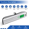 110lb Digital Luggage Scale with Overweight Alert for Air Travel