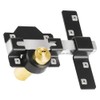 Barn Door Lock, 2", Fence Gate Lock, Double Sided Gate