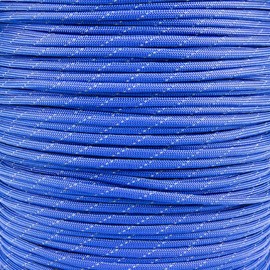 Paracord Planet Reflective 550lb Paracord – 7 Strand Type III Nylon Parachute Cord for Outdoor Visibility, Hiking & Crafting