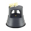 CHEFJOY Rolling Step Stool, Kick Stool Holds up to 350
