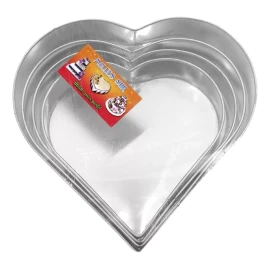 Moldes sur Molde Económico De Corazón Para Pastel O Pan Juego Se 5 Pzs