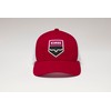 Kimes Ranch Caps Asjustable Snapback Wedge Trucker Hat - Red