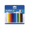 MILAN 914712 12 Bar Modelling Clay (140g), Blue, Green, Orange,