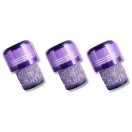 M&M Smartek Pack of 3 Replacement Filters for/Compatible with Dyson V11 V15 SV14 SV22 Absolute Animal Detect Cyclone Extra Pro Torque Drive - Washable - Replaces Parts No Like 970013-02