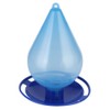 Hanging Transparent Plastic Hummingbird Feeder Outdoor Bird Feeding Device for