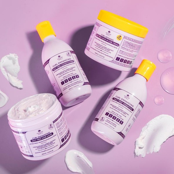 Nature Spell Curl Enhancing Curly Hair Products Set - Shampoo