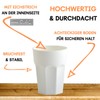 ENGELLAND - 20 x Cream White Pastel Plastic Cups 400ml