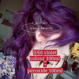 0/66 Purple/Violet Hair Color Dye PROFESSIONAL COLOUR CREAM 100ML