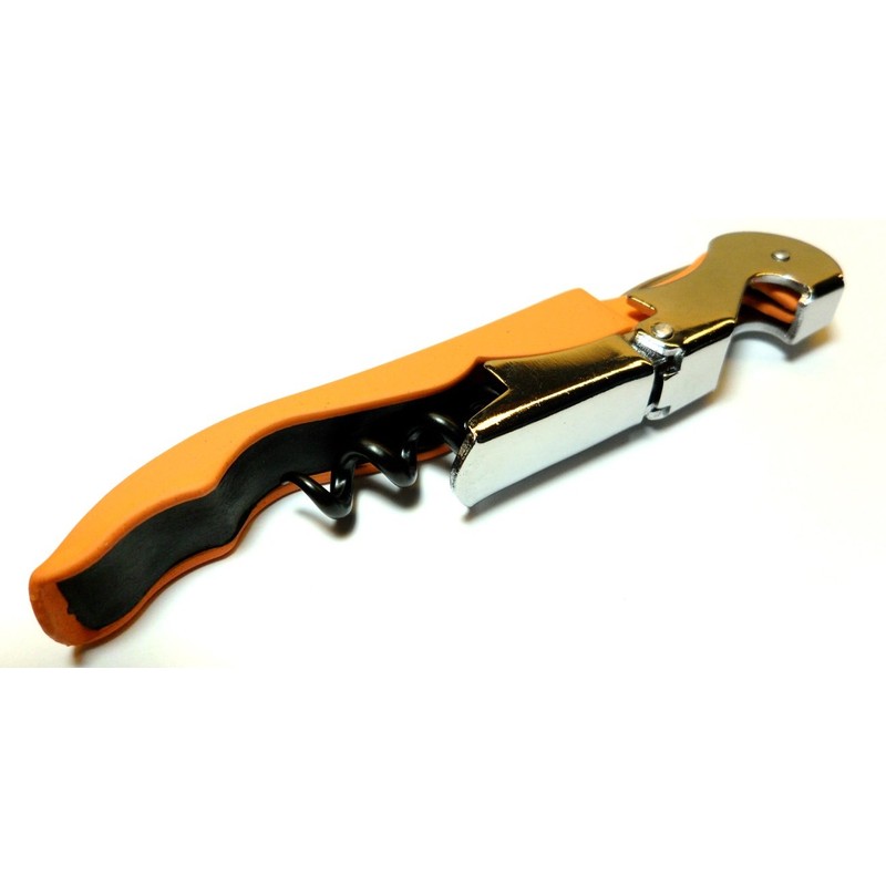 Soft Velvet Touch Waiters Double Hinge Corkscrew Wine Key Bottle