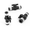 EterMutable BUC3/8 3Packs 3/8"OD Push to Connect Fittings Quick Connect