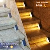 VOLISUN Solar Step Lights for Outside, Solar Stair Lights Outdoor