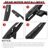 ACONTauto Rear Windshield Wiper Arm Blade Set - Replacement for