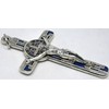 GTBITALY 10.674.31 ms Cross of Saint Benedict Silver with Mosaic