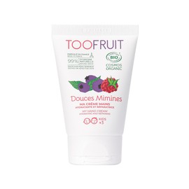 TOOFRUIT Handcreme Blaubeere & Himbeere – Feuchtigkeitsspendende Bio-Handpflege für Kinder, mit natürlichen Inhaltsstoffen, 50 ml